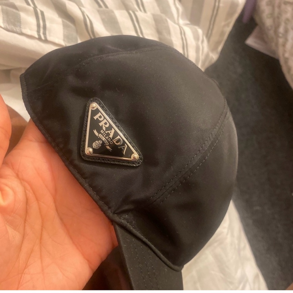 Prada Men's Black Cap